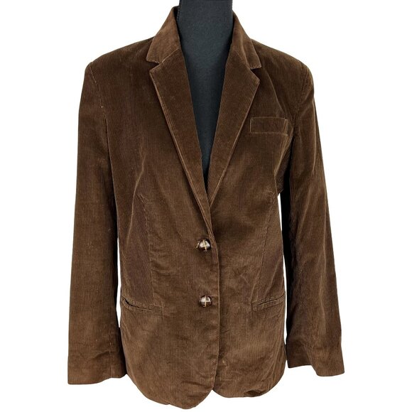 VINTAGE 70s Roadrunner Brown Corduroy Blazer - Picture 1 of 10